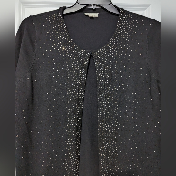 Gorgeous Rhinestone Studded Cardigan - Picture 3 of 3